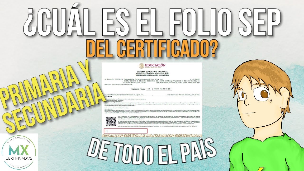como sacar el folio de la secundaria