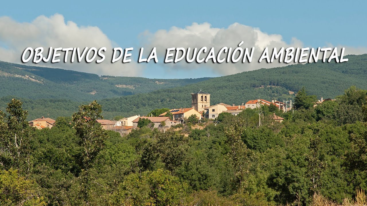 los objetivos de la educación ambiental