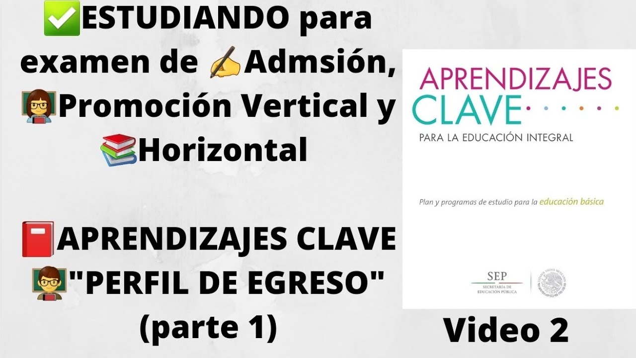 perfil de egreso preescolar aprendizajes clave
