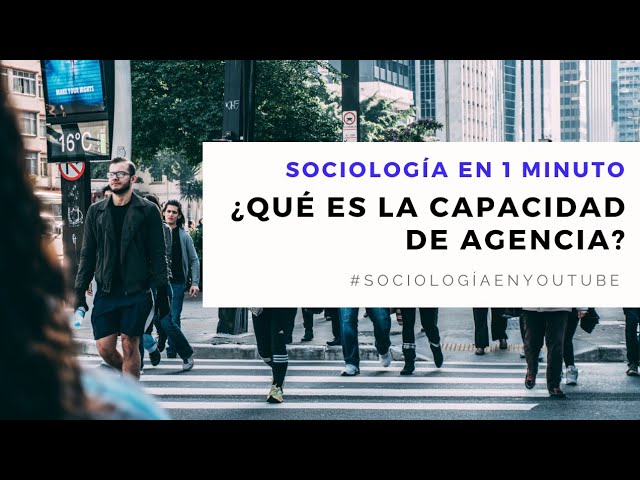 que es el sentido de agencia