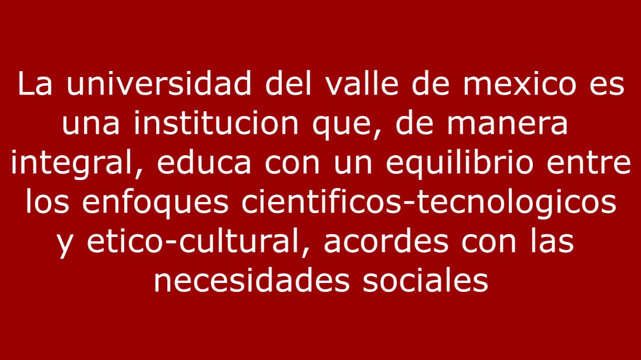 vision y mision de la uvm