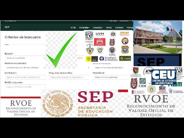 como saber si una escuela esta avalada por la sep