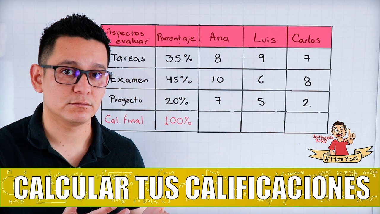 como sacar promedio de calificaciones de examen