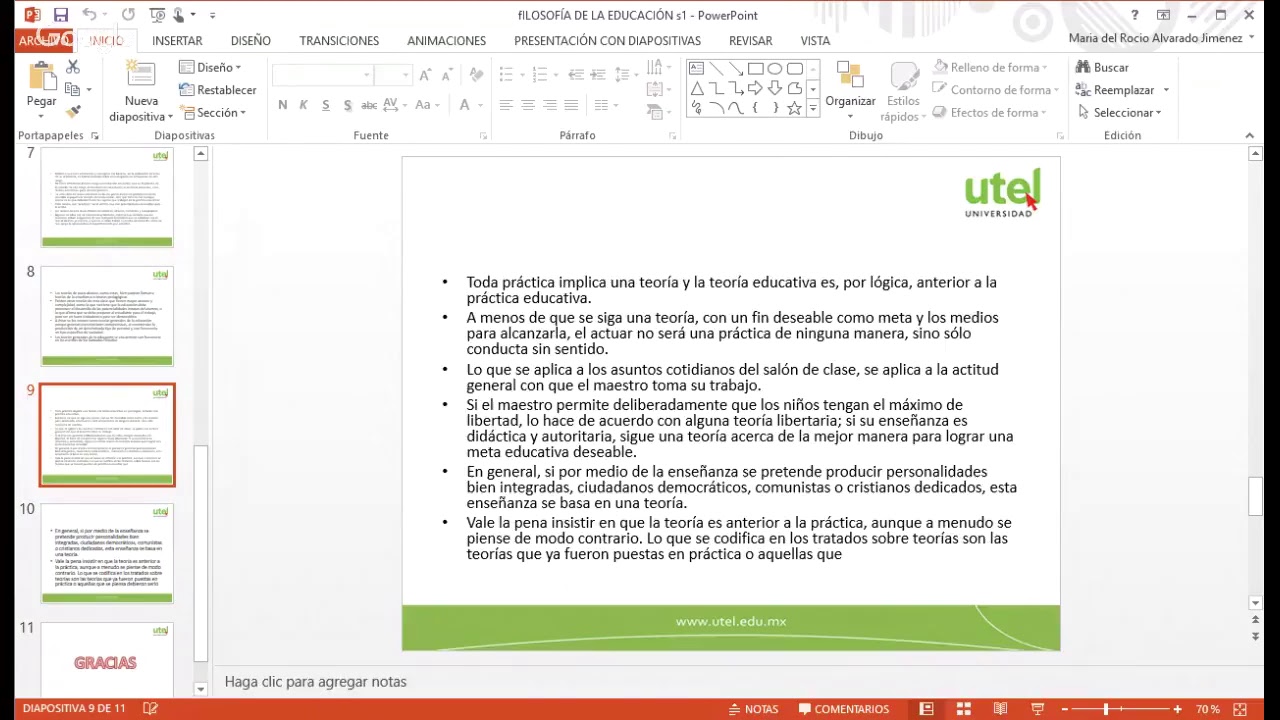 filosofia de la educacion objeto de estudio