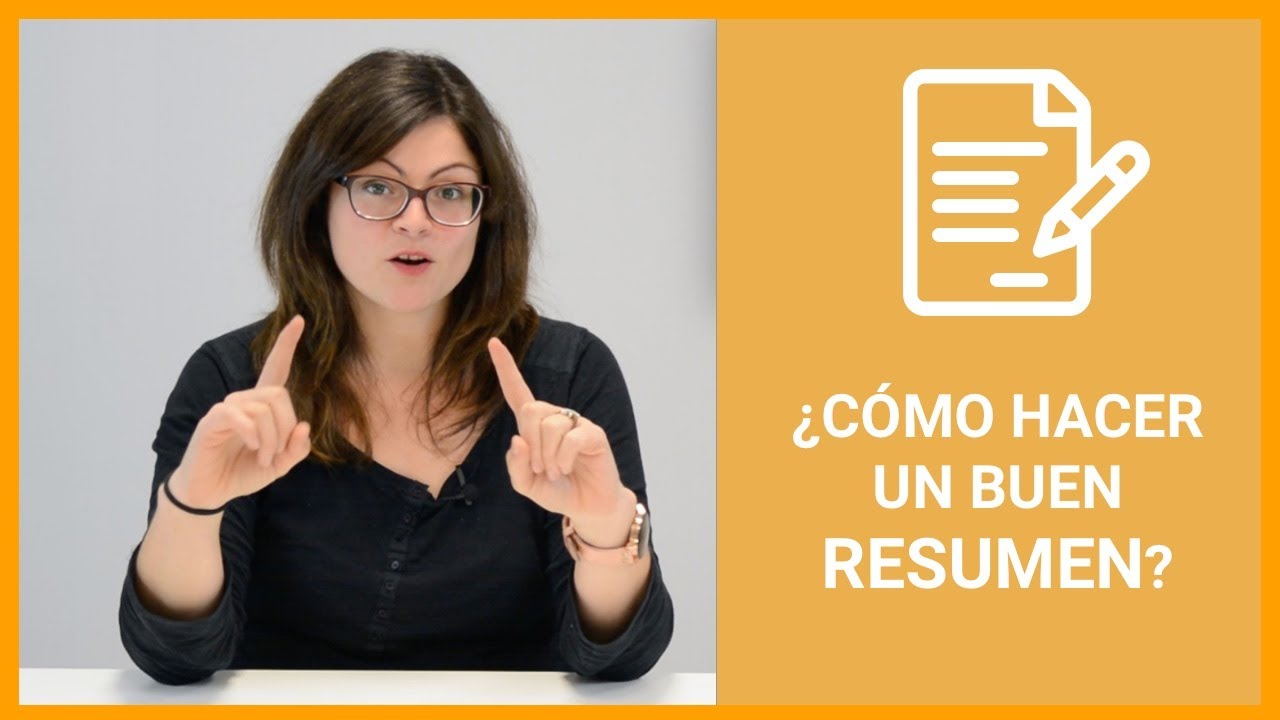 como resumes la informacion para estudiar