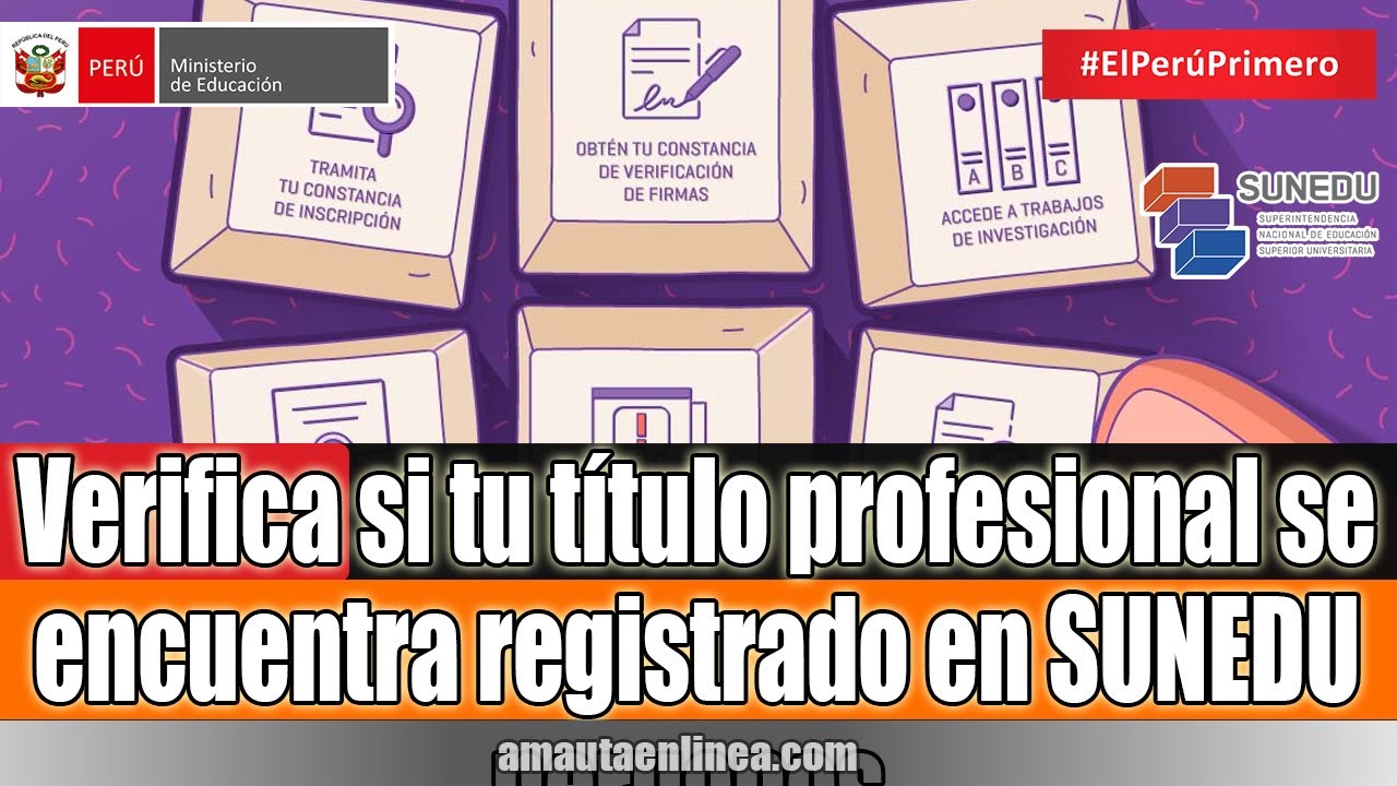 como saber si mi título está registrado