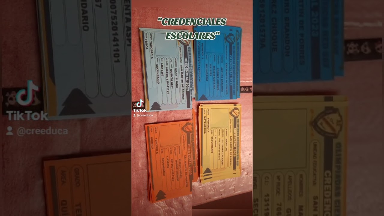 cuáles son las siglas de la credencial escolar