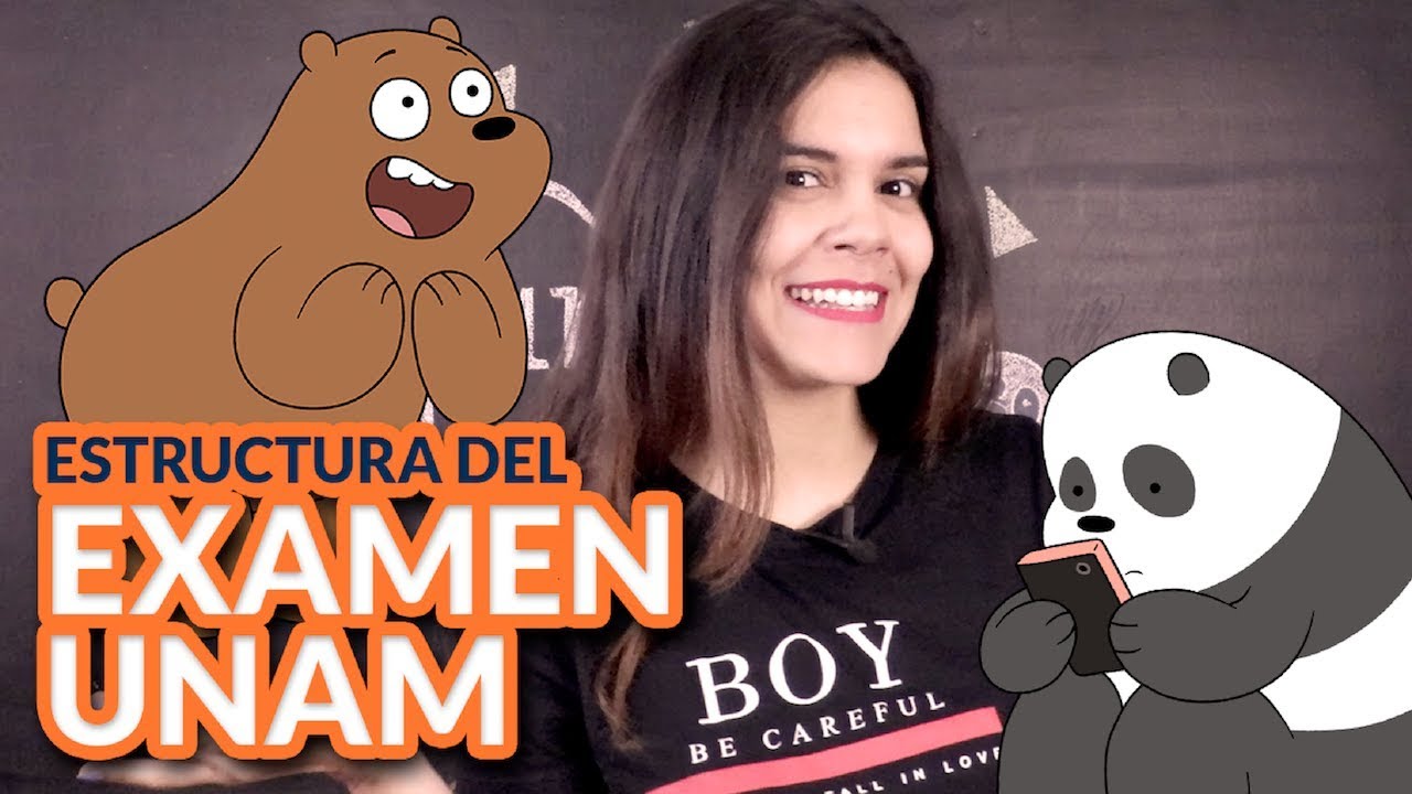 estructura del examen de la unam