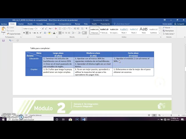 proyecto de vida prepa en linea sep