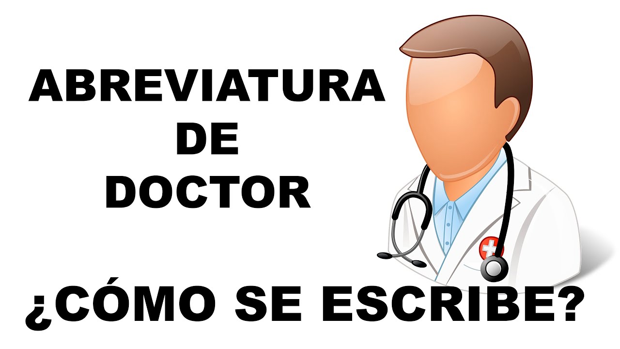 como se abrevia doctor en educacion