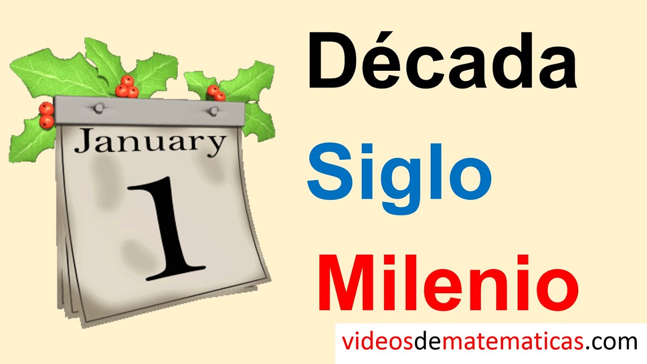 cuanto equivale una decada en años