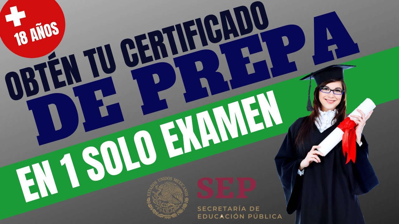 examen de prepa en un solo examen