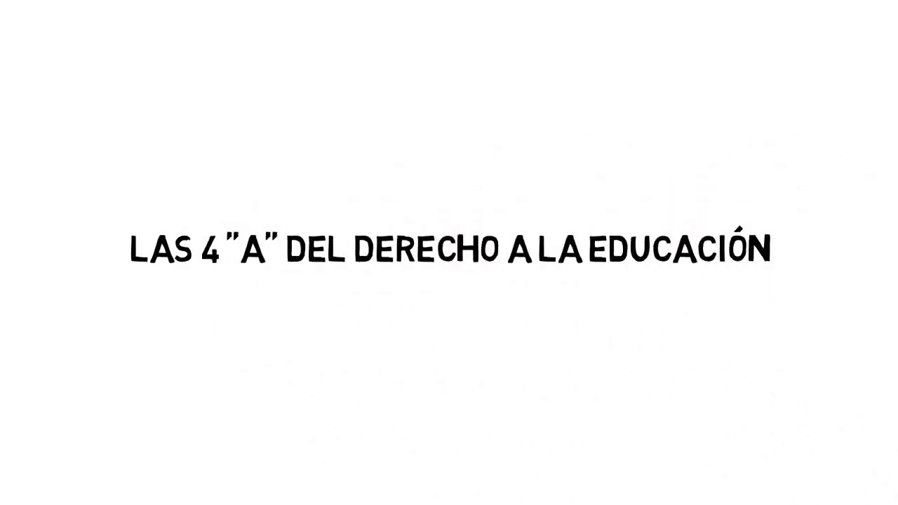las 4 a de la educacion