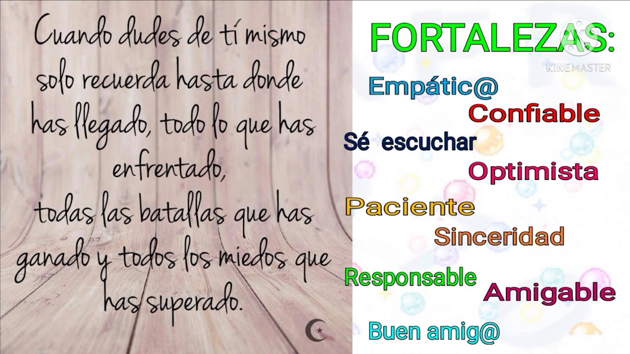 lista de fortalezas y areas de oportunidad del alumno