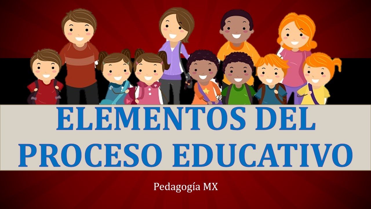 que es el proceso educativo y sus elementos