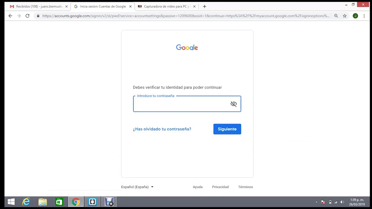 como recuperar la contraseña del correo institucional