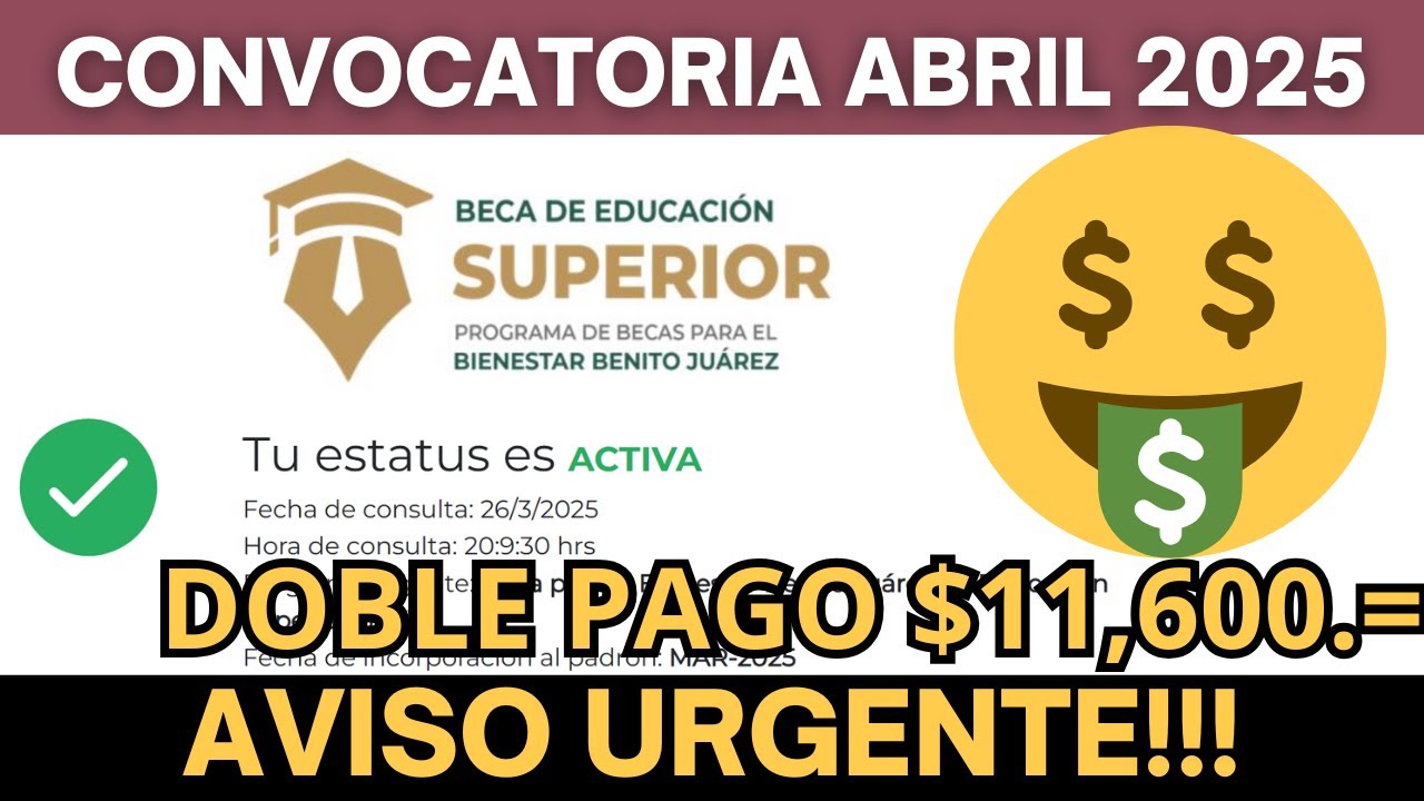 cuando depositan beca jovenes escribiendo el futuro