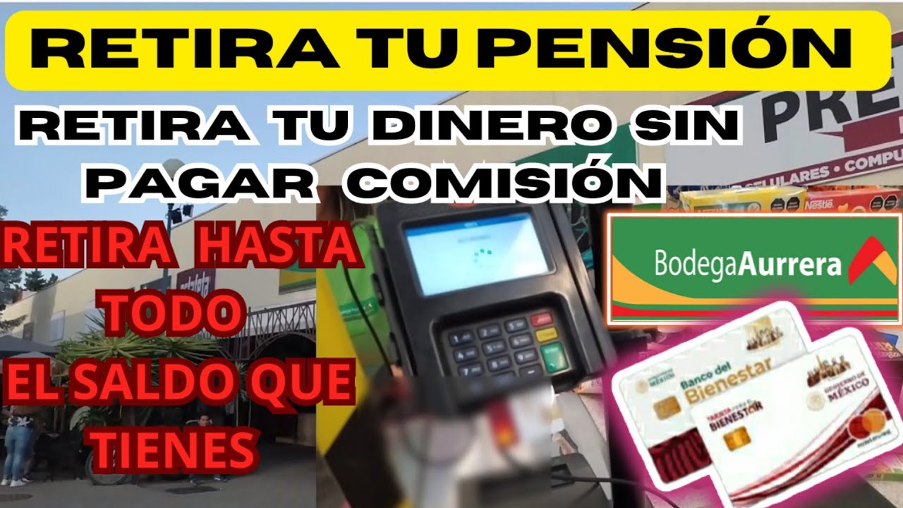 puedo retirar dinero en bodega aurrera