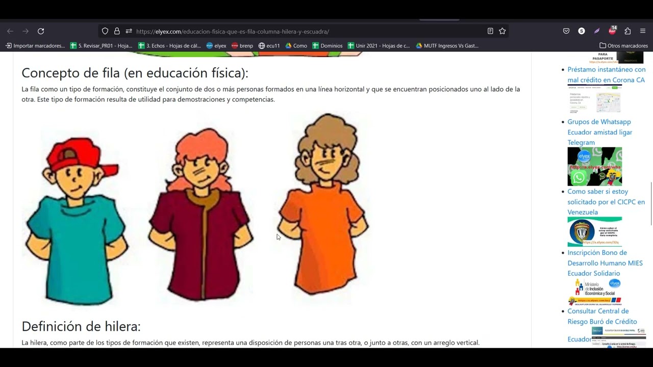 que es un escuadron en educacion fisica