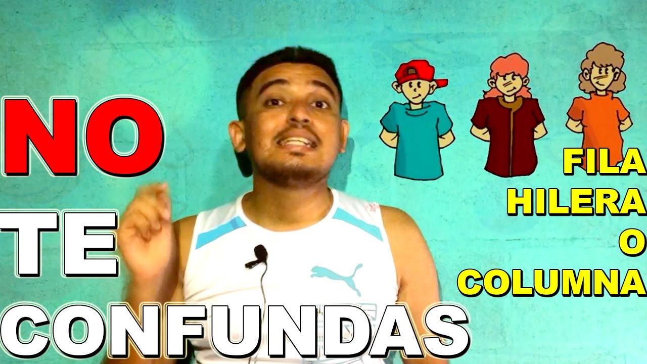 que es una hilera en educacion fisica