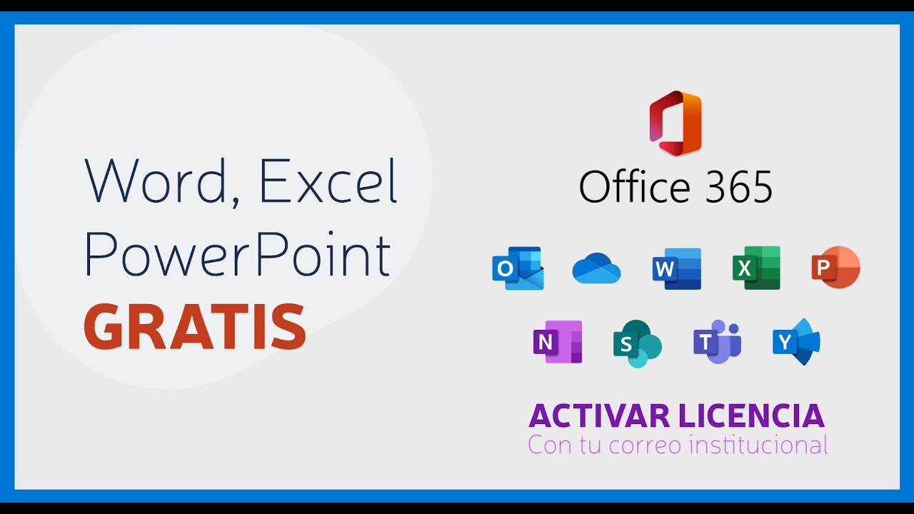 como activar office con correo institucional