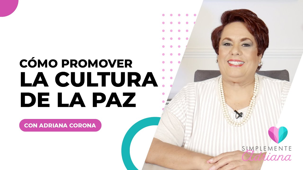como promover una cultura de paz en la comunidad