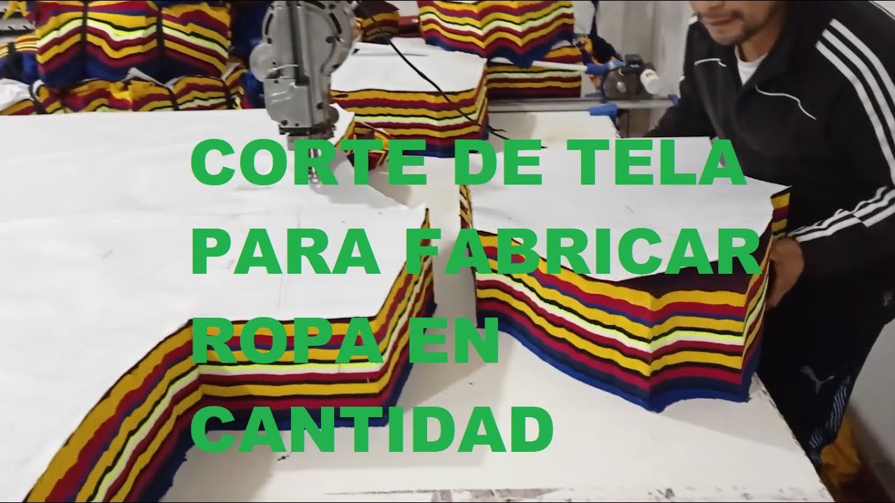 corte industrial de prendas de vestir