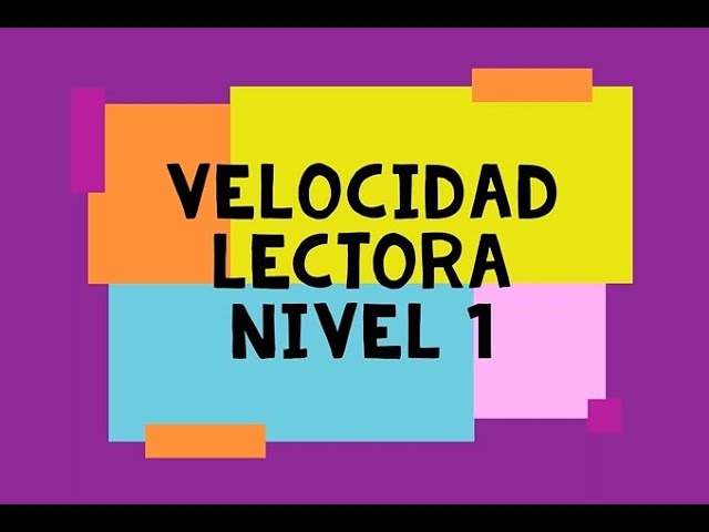 cuantas palabras por minuto debe leer un niño