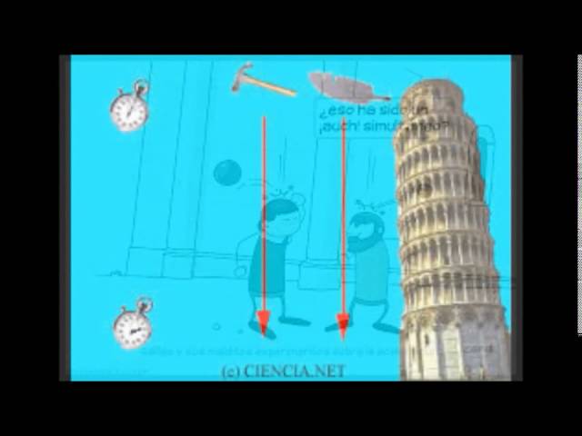 experimento de galileo galilei en la torre de pisa