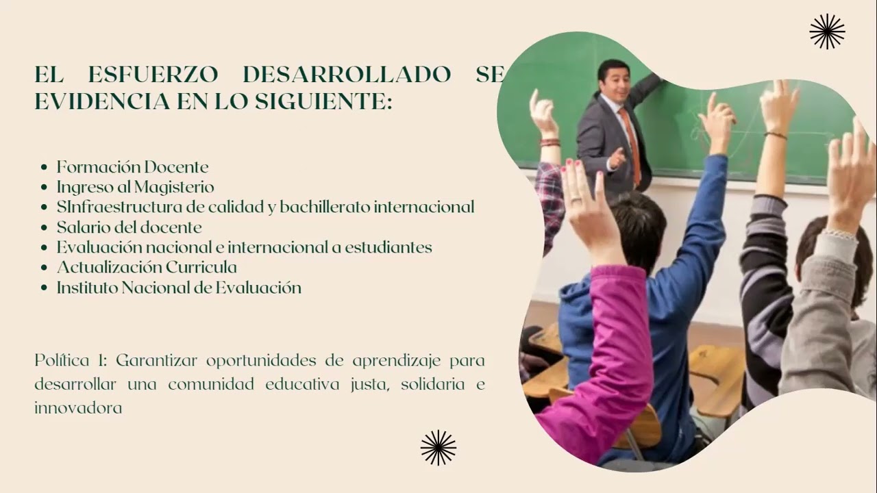 objetivos del plan decenal de educacion