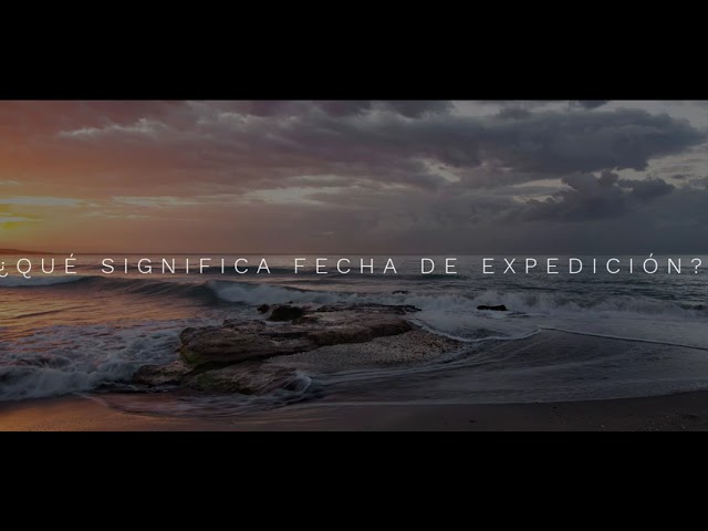 que quiere decir fecha de expedicion