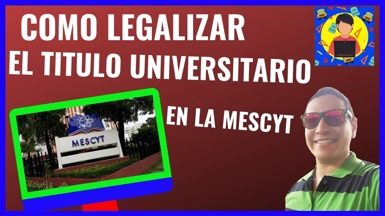 requisitos para legalizar titulo universitario en la mescyt