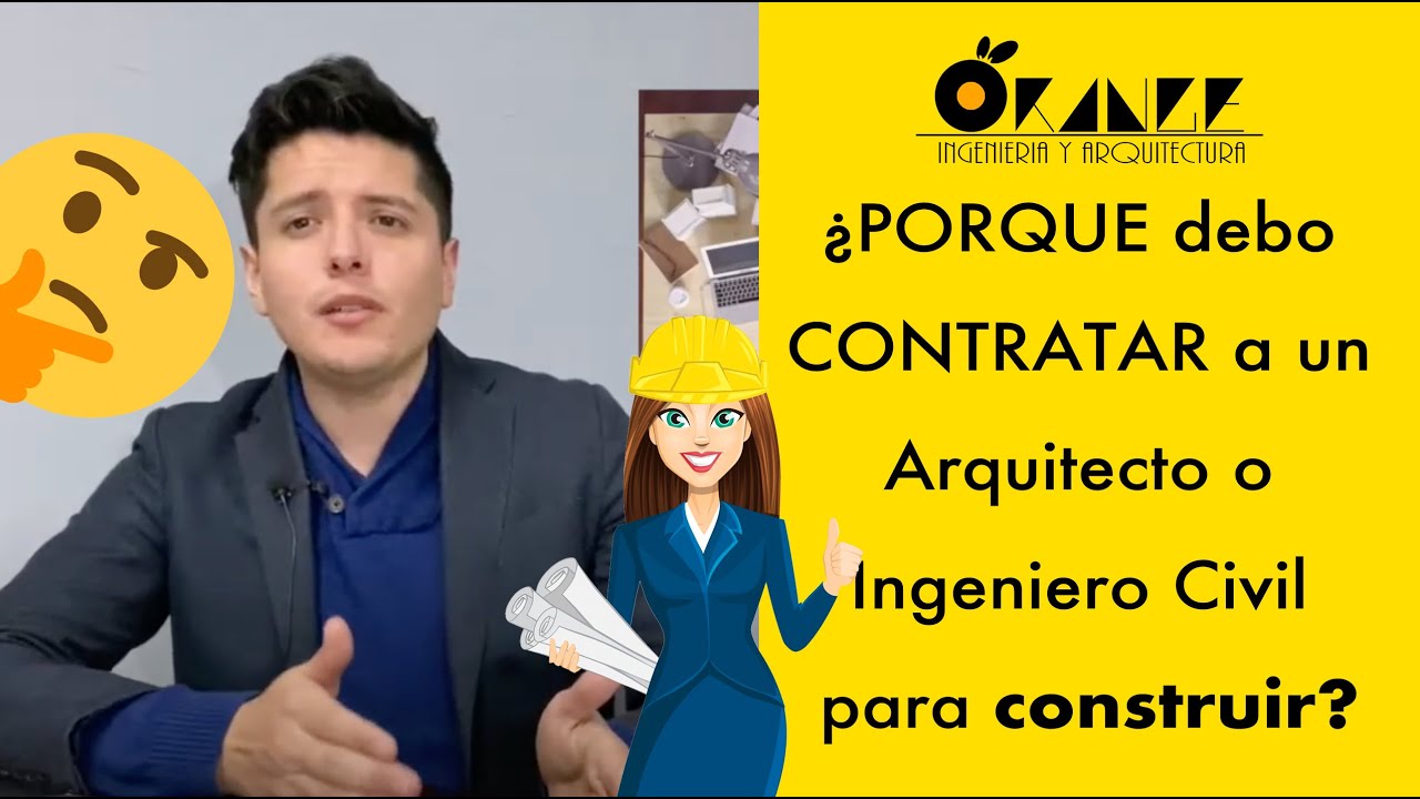 un ingeniero civil puede firmar planos arquitectonicos