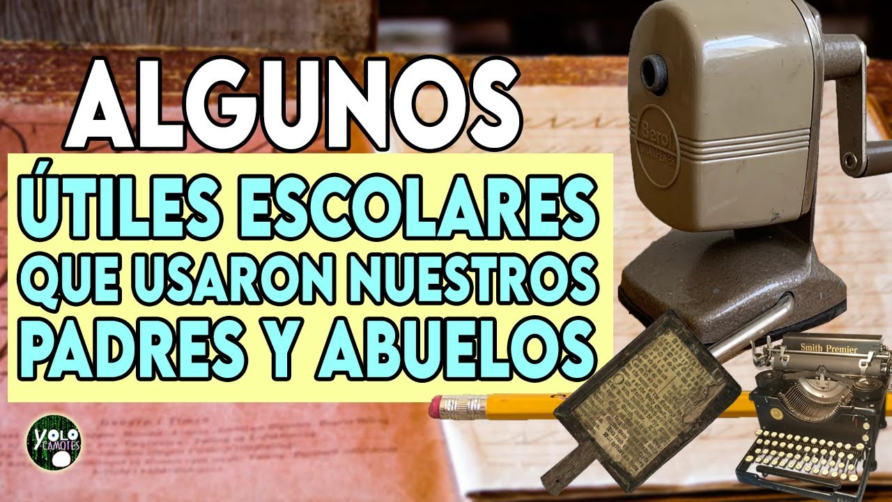utiles escolares de los años 70