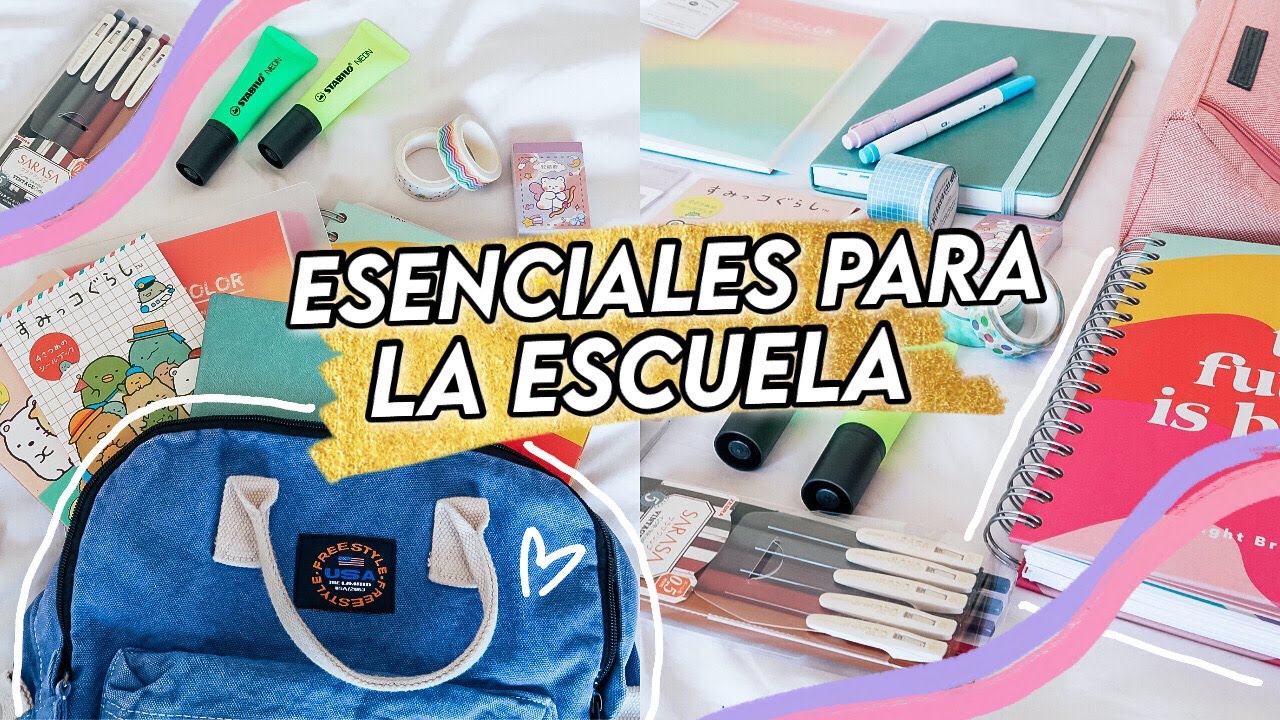 utiles escolares necesarios para la universidad