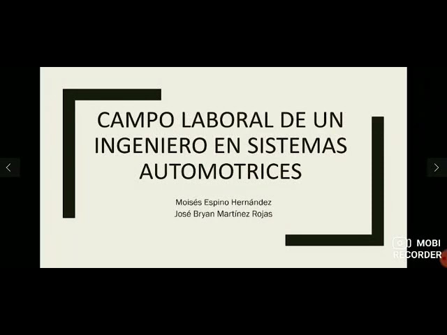 campo laboral de tecnico en sistemas automotrices