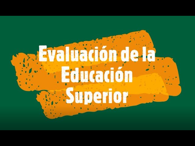 la evaluacion en la educacion superior